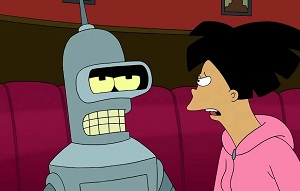 Amy y Bender de Futurama siempre acaban follando